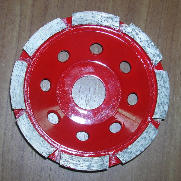 Single row cup wheel